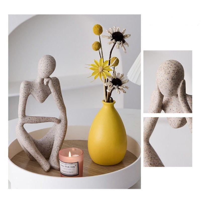 Estátua Decorativa Pensamento Almadecor
