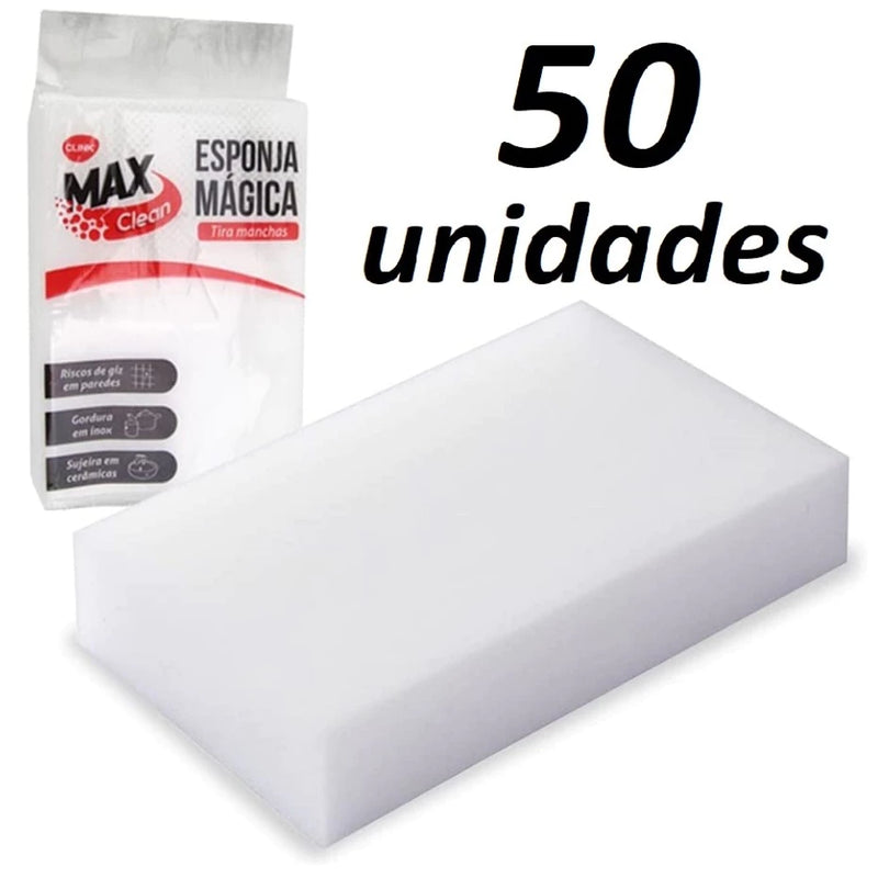 KIT 50 ESPONJAS MÁGICAS