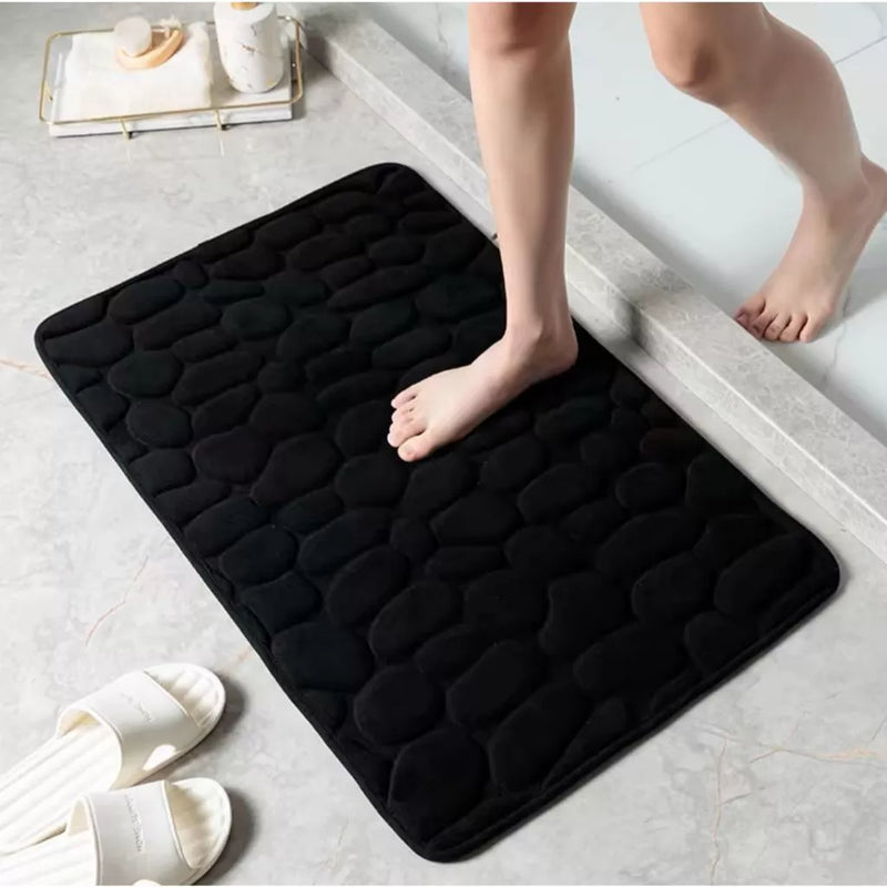 kit 2 Tapete Soft Antiderrapante para Banheiro, Sala e Quarto com Diversas Cores 40cm x 60cm