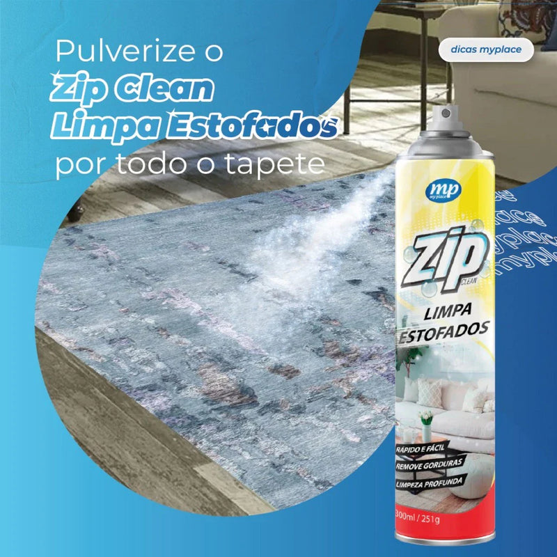 Limpa Estofado Espuma Mágica Spray Zip 300ml