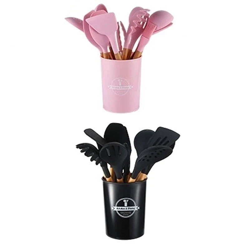 KIT COZINHA 12 PEÇAS DE SILICONE HEALLSORT - 40% OFF