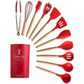 KIT COZINHA 12 PEÇAS DE SILICONE HEALLSORT - 40% OFF